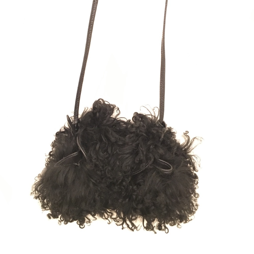 Lamb fur purse